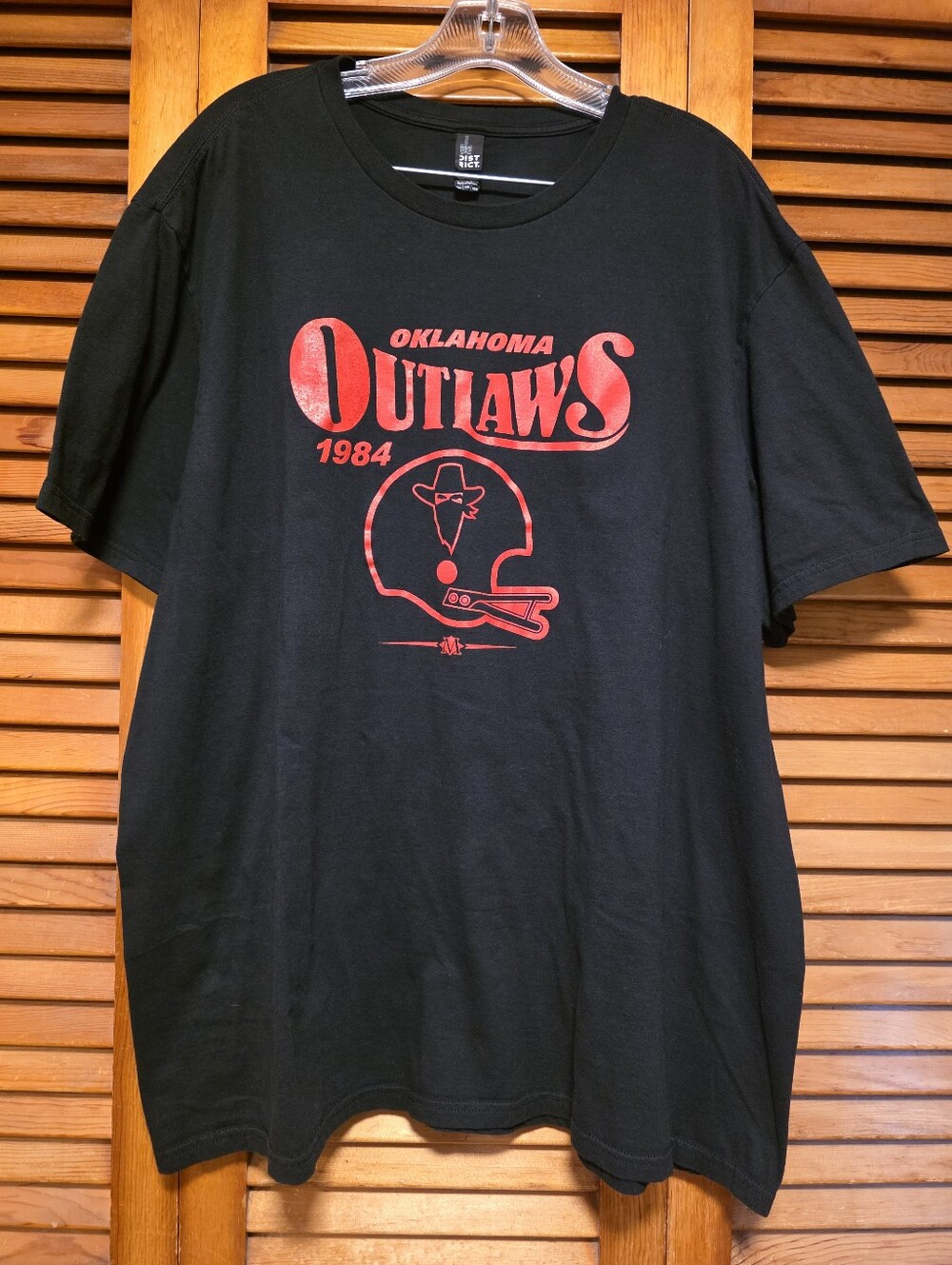 District Men's 3XL Black Oklahoma Outlaws T-Shirt